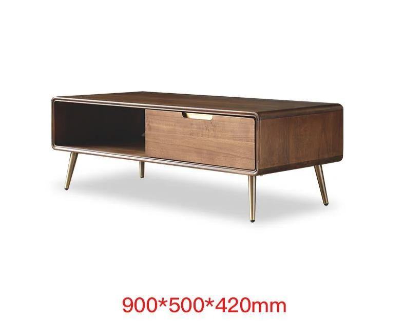 Lucas Coffee Table Solid Wood Luxury Nordic - Image 6