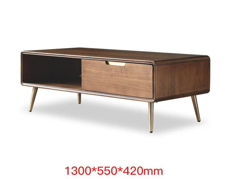 Lucas Coffee Table Solid Wood Luxury Nordic - Image 9
