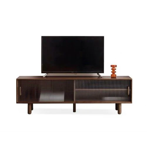 LUNA TV Cabinet Solid Oak Wood TV Console - Image 6