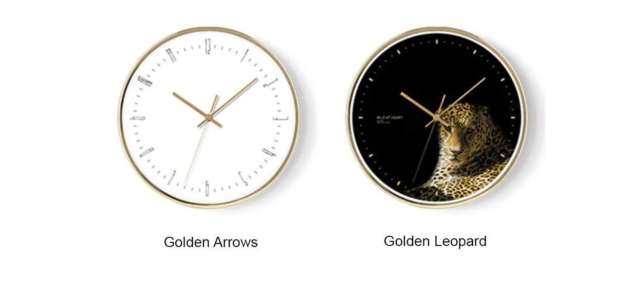 MARCELLO Gold Series Pop Art Wall Clock - Image 13