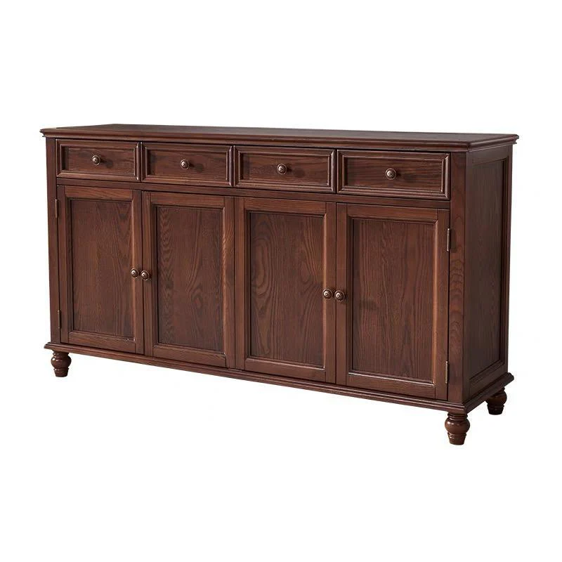 Mateo Elizabeth Wood Timber 4 Door 4 Drawer 160cm English Buffet Sideboard Table - TEK168 - Image 3