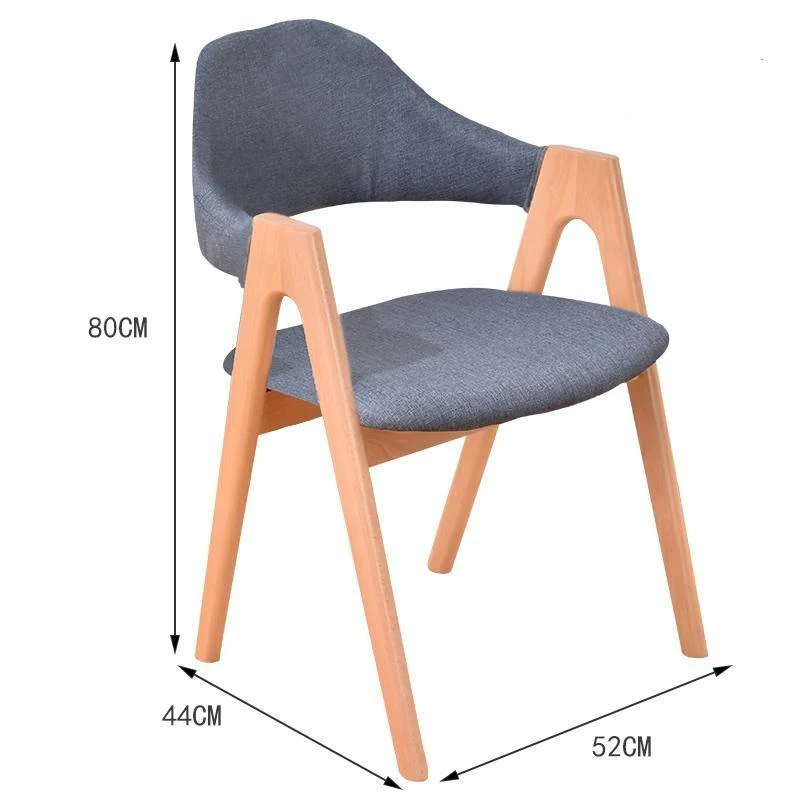 MATEO Luxury Modern Chair Solid Wood Comfy Backrest - Image 7