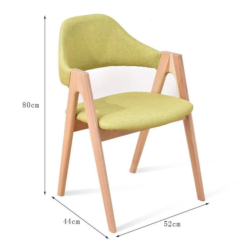 MATEO Luxury Modern Chair Solid Wood Comfy Backrest - Image 8