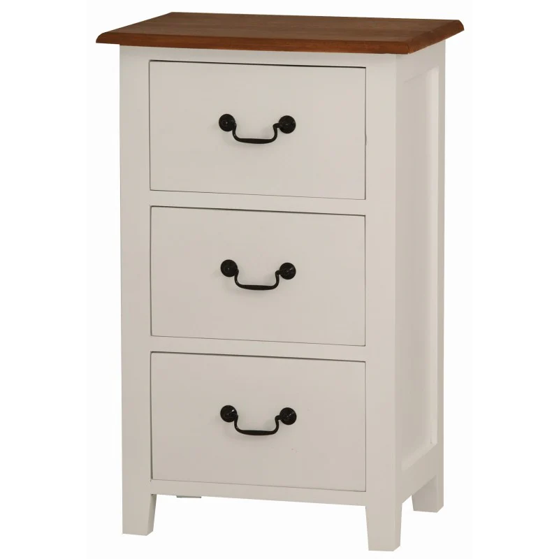MP - 3 Drawer Lamp Table Solid Timber Wood TEK168 LT 003 PN ( Mahogany Colour ) - Image 5