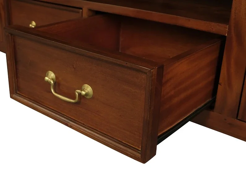 WAREHOUSE SALE Queen Anna Solid Wood Timber 2 Door 2 Drawer French TV Console Unit, 180cm TEK168 EU 202 QA ( Discount Price $999, Special Price $899 ) - Image 4
