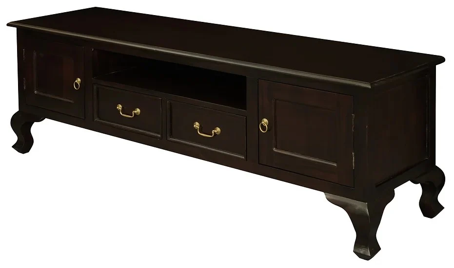 WAREHOUSE SALE Queen Anna Solid Wood Timber 2 Door 2 Drawer French TV Console Unit, 180cm TEK168 EU 202 QA ( Discount Price $999, Special Price $899 ) - Image 7