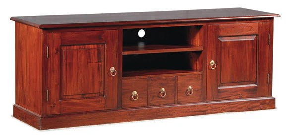 MP - Tasmania TV Console 2 Door 3 Drawers Solid Wood TEK168 SB 203 PN - Image 2