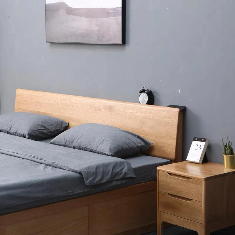 Mateo Nordic Wooden Storage Bed - Image 3