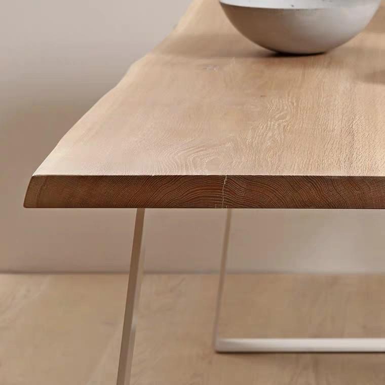 MOLLY Modern Solid Pine Dining Table with Designer Legs - Image 2