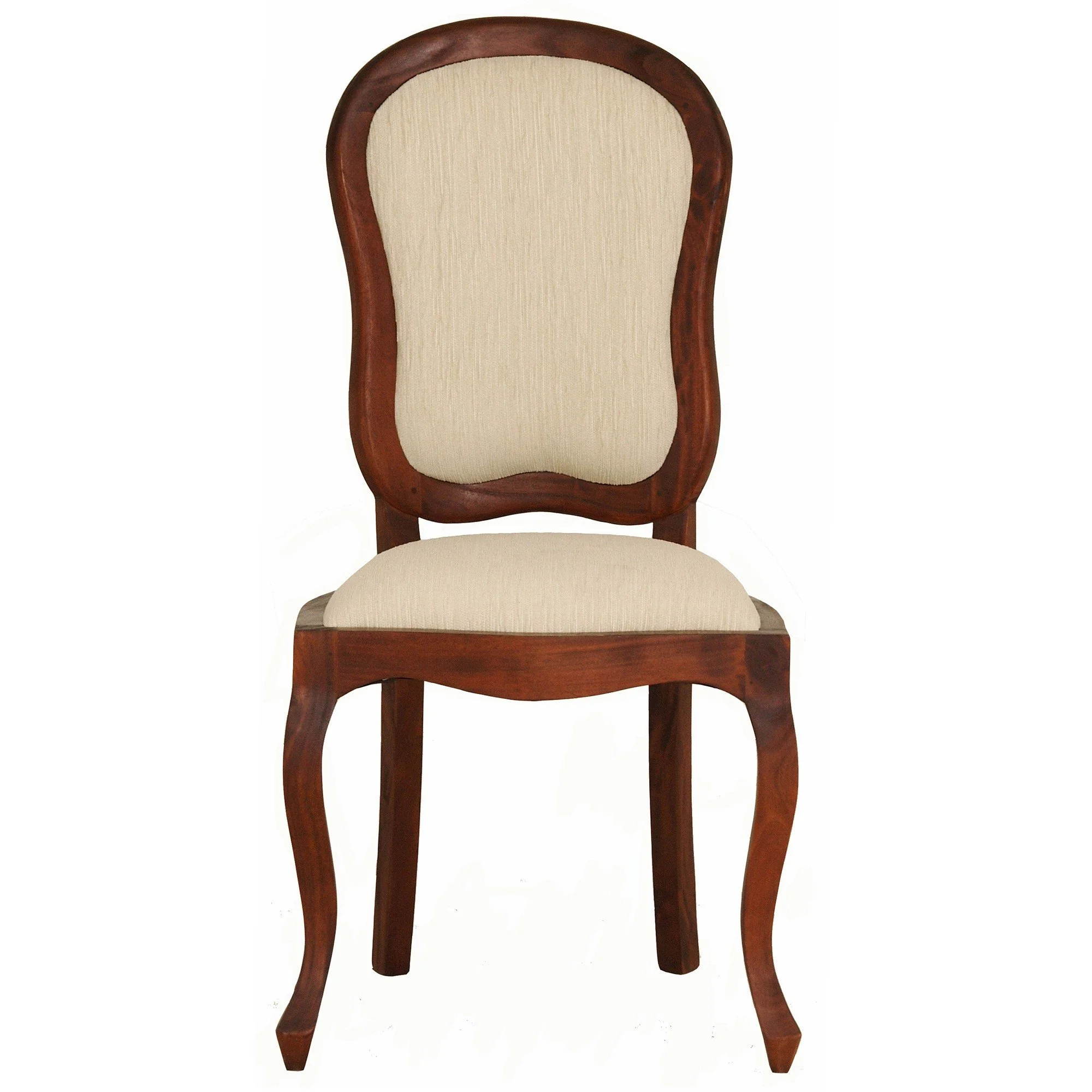 MP - Queen Ann Solid Timber Dining Chair 6 Piece Package Set ( 6 Non Arm rest ) - TEK168 CH 54 56 QA DC ( Picture for Reference Only ) - Image 3