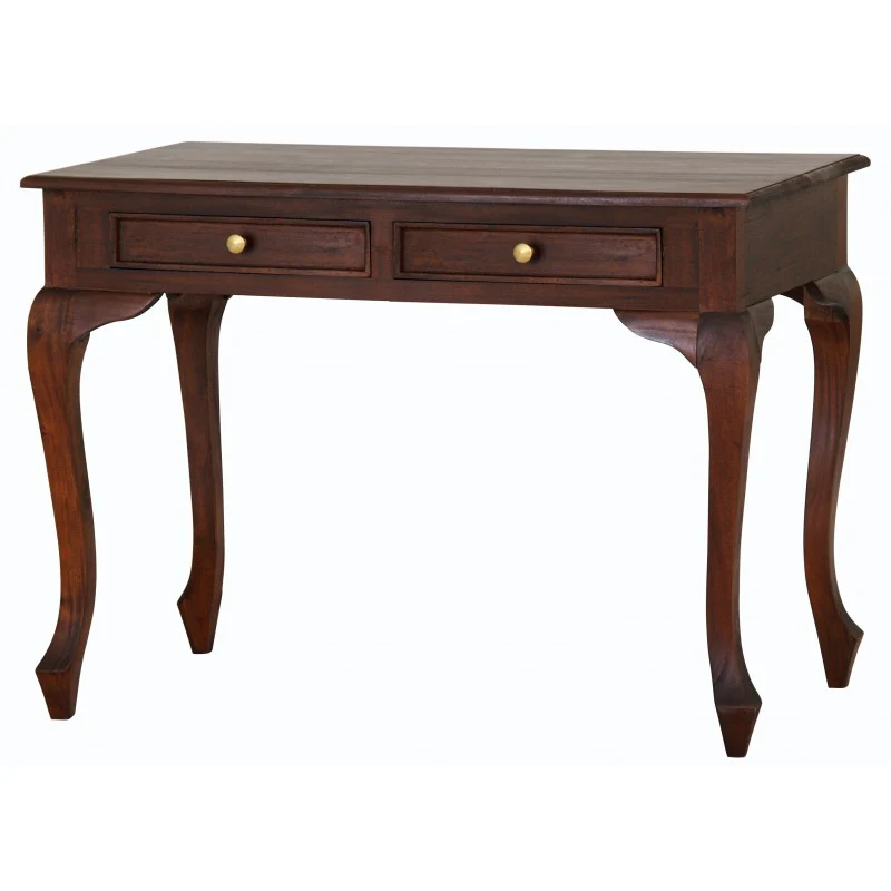 WAREHOUSE SALE Queen Anna Solid Wood Timber 2 Drawer French Writing Desk Executive Table TEK168 DK 002 QA ( Discount Price $599, now Special Price $499 ) - Image 3