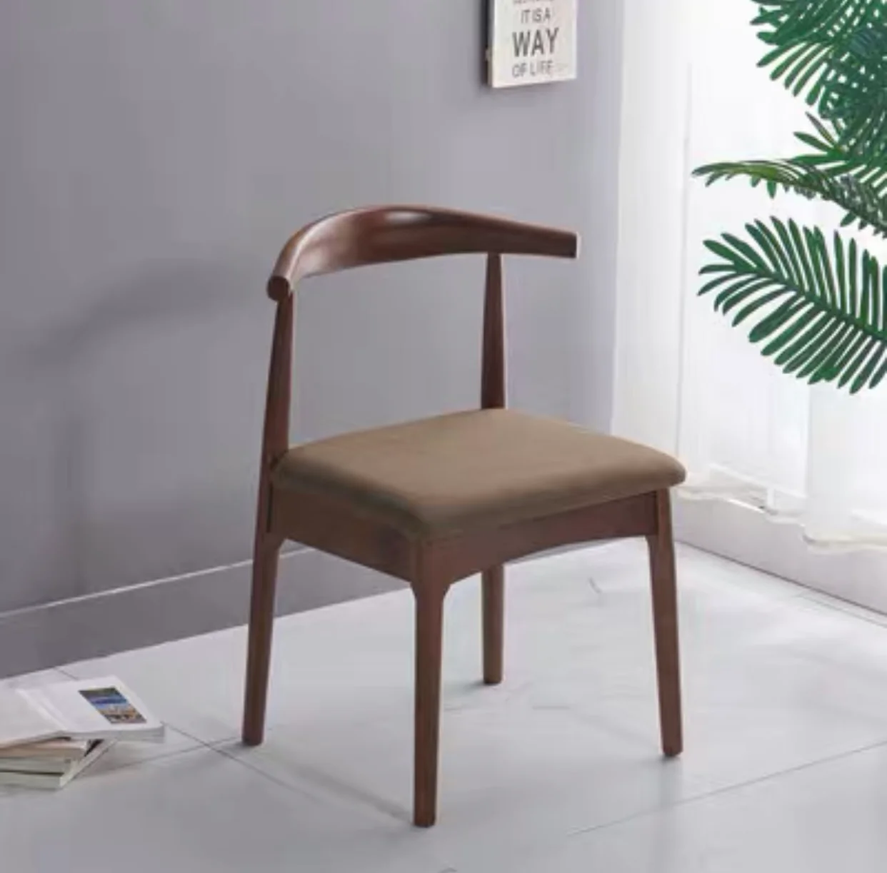 NATHAN Minimalist Modern Chair Solid Wood - Image 8