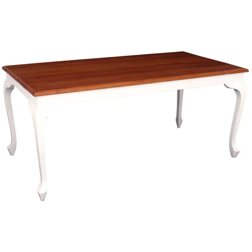Queen Anna Solid Teak Wood Timber 180cm Dining Table - TEK168 DT 180 90 QA - Image 3