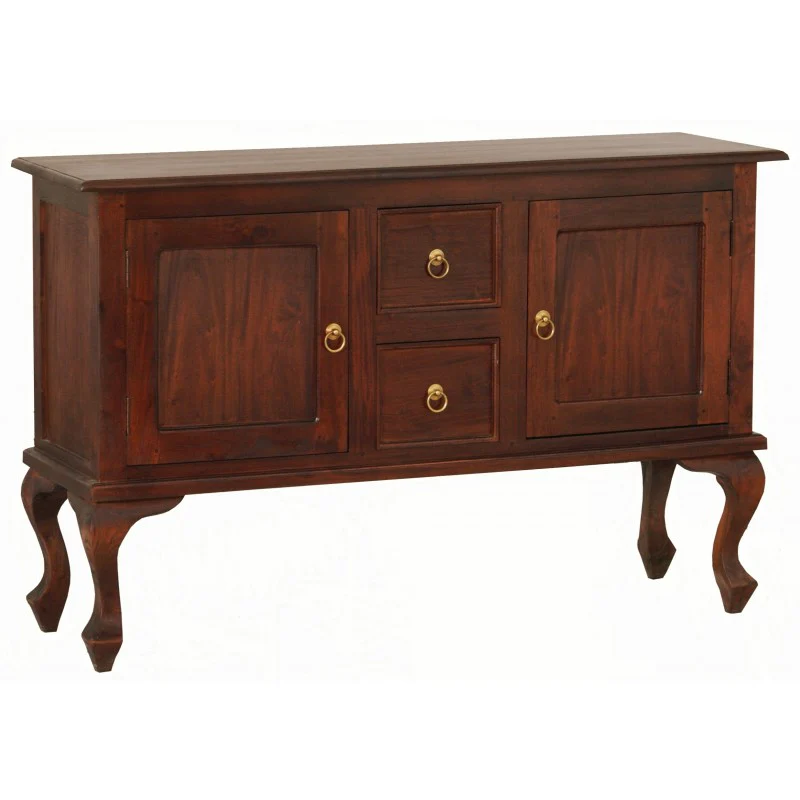 Queen AnnMary Solid Timber 2 Door 2 Drawer Sofa Table Buffet, 130cm, TEK168ST-202-QA-LP - Image 2