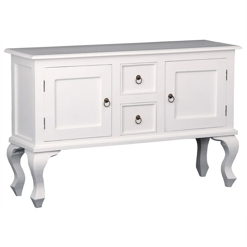 Queen AnnMary Solid Timber 2 Door 2 Drawer Sofa Table Buffet, 130cm, TEK168ST-202-QA-LP - Image 4