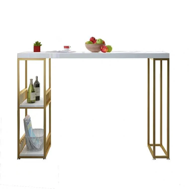 SARA Modern Industrial Solid Wood Bar Table 30% off Warehouse Piece ( Special price $299 ) - Image 5