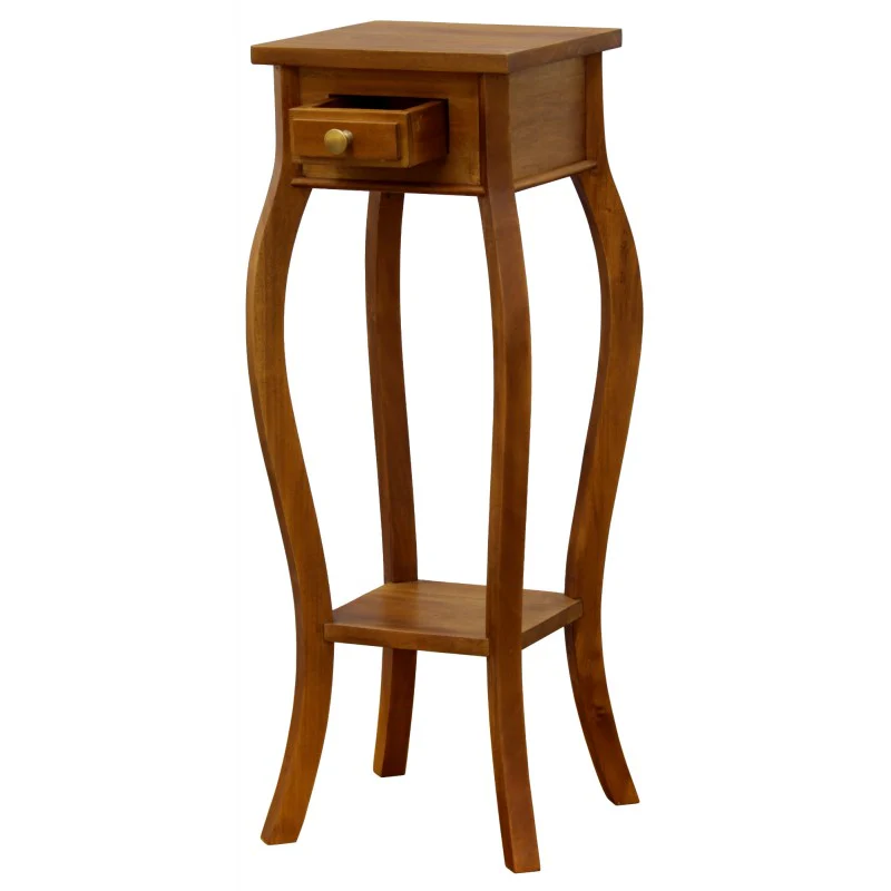 Signature Telephone Table Planter Stand Side Table TEK168 PS 001 CL ( Mahogany Colour ) - Image 3
