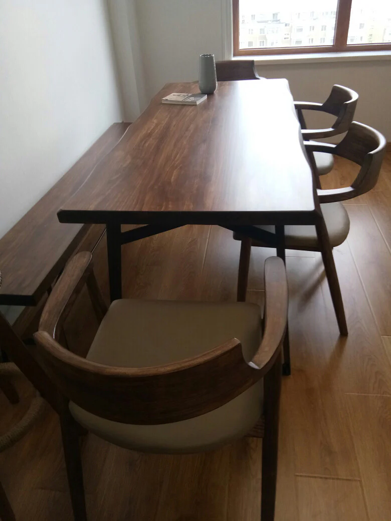 SIGNE Solid Hard Wood Dining Bench / Chair - Image 11