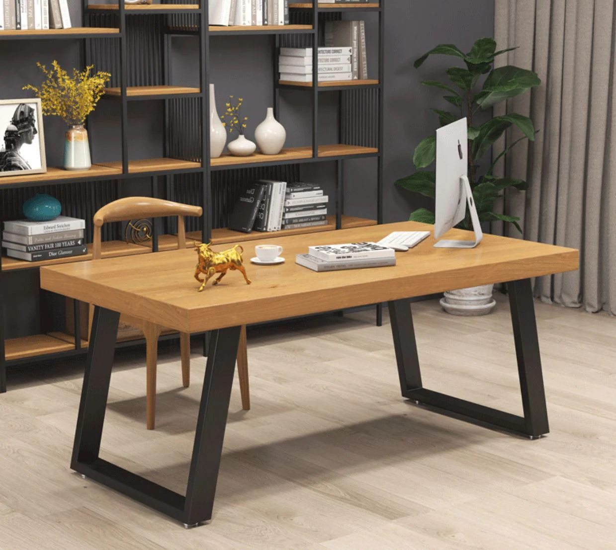 VICTORIA Solid Wood Writing Table - Image 2