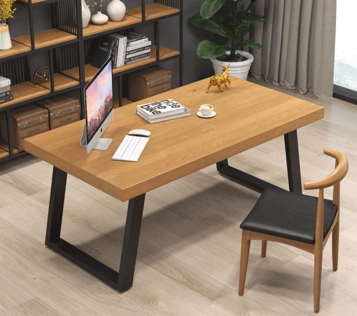 VICTORIA Solid Wood Writing Table - Image 3