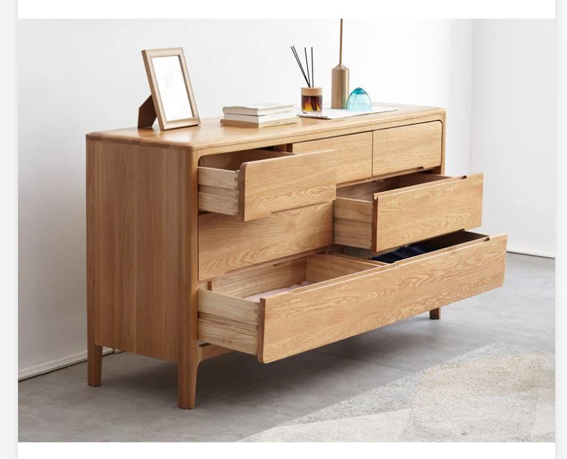 GAVIN Pure Solid Wood 7 Drawers commode Nordic Scandinavian ( Discount Price $ 1499 ) - Image 6