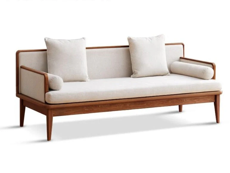 William Nordic Solid Wood Sofa Daybed Modern Minimalist - Image 8