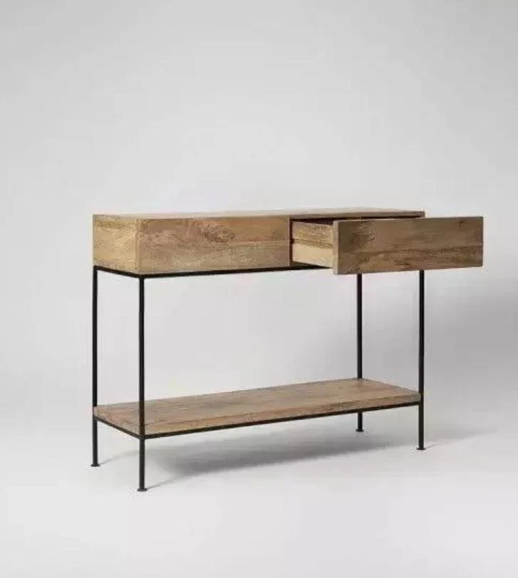 WILLOW Solid Wood Hallway Cabinet Console - Image 4