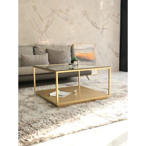 WINTER Glass Coffee Table-center-table - Image 4